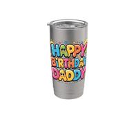 OMG È il compleanno di mio padre, buon compleanno a lui e a mio padre Bicchiere termico in acciaio inox doppia parete