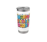 OMG È il compleanno di mio padre, buon compleanno a lui e a mio padre Bicchiere termico in acciaio inox doppia parete