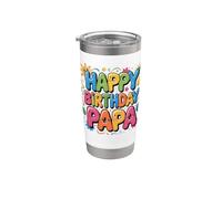 OMG È il compleanno di mio papà felice a lui e papà Bicchiere termico in acciaio inox doppia parete