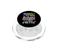 OMG È il mio compleanno il 4 settembre Happy To Me Boy Girl PopSockets PopGrip per MagSafe