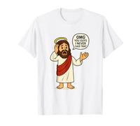 OMG Guys I Never Said That Jesus Meme Funny Chistian Humor Maglietta