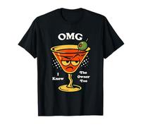 OMG I Know The Owner Too Funny Bartender Bar Bouncer Vintage Maglietta