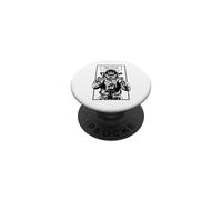 OMG I'm Like Literally Dead Goth Skull Astronauta PopSockets PopGrip Adesivo