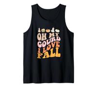 OMG OH My Gourd I Love Fall Divertente Foglie d'Autunno Meme Canotta