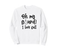 OMG OH My Gourd I Love Fall Divertente Foglie d'Autunno Meme Felpa