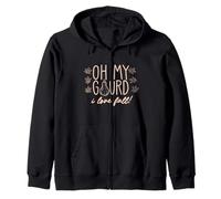 OMG OH My Gourd I Love Fall Divertente Foglie d'Autunno Meme Felpa con Cappuccio