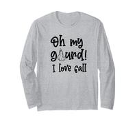 OMG OH My Gourd I Love Fall Divertente Foglie d'Autunno Meme Maglia a Manica