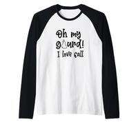 OMG OH My Gourd I Love Fall Divertente Foglie d'Autunno Meme Maglia con Maniche Raglan