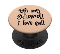 OMG OH MY GOURD I LOVE FALL Divertente Foglie d'Autunno Meme PopSockets PopGrip Adesivo