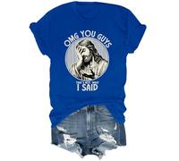 OMG You Guys That's Not What I Said Jesus Shirt, Blu reale, 3XL