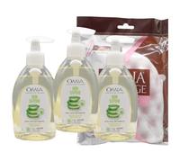 Omia 3X Non Sapone Ecobio Aloe Vera - 300 ml+ GUANTO SPUGNA IDROFILA