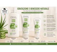 OMIA Aloe Kit Relax Corpo e Viso 3 Pezzi Dermo Bagno Crema Corpo Crema Viso Aloe
