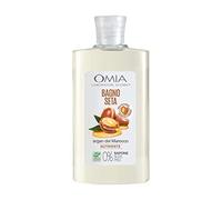 Omia, Bagno Seta Erboristico all'Olio di Argan del Marocco, Bagnoschiuma per Pelli Aride e Irritabili, Rende la Pelle Elastica e Protetta, Dermatologicamente Testato - Flacone da 400 ml