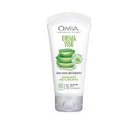 Omia, Crema Viso Eco Bio con Aloe Vera del Salento, Per Pelli Miste e Grasse, Idratante ed Equilibrante, Adatta ad un Uso Frequente, Senza Siliconi, Dermatologicamente Testata - Flacone da 75 ml