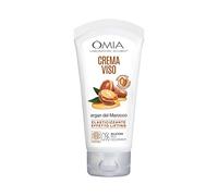 Omia, Crema Viso Eco Bio con Olio di Argan del Marocco, Per Pelli Secche, Elasticizzante e Antirughe, Adatto ad un Uso Frequente, Senza Siliconi, Dermatologicamente Testata - Flacone da 75 ml