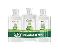 Omia Dermo Bagno Eco Bio con Aloe Vera del Salento, Bagnoschiuma Delicato e Rinfrescante, Dermatologicamente Testato, Formula Vegana e Nichel Free, Confezione da 3 Pezzi, Flaconi da 400 ml