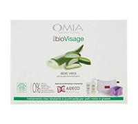 Omia - Eco Bio Visage, Beauty Routine Aloe Vera, Trattamento Idratante e Purificante con Crema Viso e Detergente Viso per Pelli Miste e Grasse, Confezione Regalo, DermatologicamenteTestato
