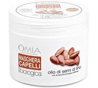 Omia Laboratoires Maschera Capelli Ecobiologica con Olio di Semi di Lino - Barattolo da 250ml