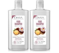 Omia, Fisio Shampoo Protettivo Castagna tosco-emiliana, Capelli stressati (Confezione da 2)