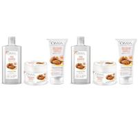 Omia, Kit Routine Haircare, Set Cura Capelli con Shampoo, Maschera Capelli e Balsamo Capelli con Mandorla di Sicilia per Cute Sensibile, Adatto a Lavaggi Frequenti, Senza SLES e PEG - Esclusiva Amazon
