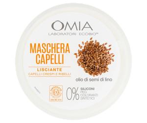 Omia Laboratori Ecobio Maschera Capelli Lisciante Olio Di Semi Di Lino 250ml