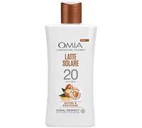 Omia, Latte Solare Protettivo Nutre SP20 Viso e Corpo Protegge con Olio di Argan del SPF Marocco 20, Protezione Solare Bassa, Dermatologicamente Testato, Flacone da 200 ml