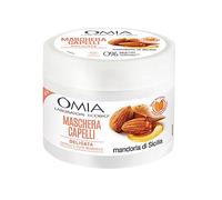 Omia, Maschera Capelli Eco Bio con Mandorla di Sicilia per Capelli e Cute Sensibile, Formula Delicata, Maschera per Lavaggi Frequenti, Senza Siliconi e SLES, Flacone da 250 ml