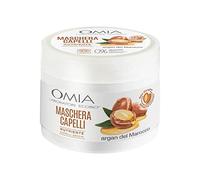 Omia, Maschera Per Capelli Eco Bio Con Olio di Argan, Trattamento Ristrutturante per Capelli Secchi e Spenti, Maschera per Lavaggi Frequenti, Azione Ristrutturante, Senza Siliconi e SLES, 250 ml
