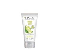 Omia, Scrub Viso esfoliante anti-imperfezioni con Olio Essenziale di Bergamotto di Calabria, adatto per levigare la pelle e ridurre la dimensione dei pori visibili, Certificato Cosmos Organic, 75 ml