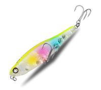 omiinitio 10 cm 12 8 g Topwater Matita Pesca Lockt Walking The Dog Esche Artificiali Con Gancio Esche Dure Per Trote Topwater Pesca Ricci