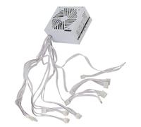 omiinitio 110-264 V 750 W Bianco Alimentazione Per Computer Videogiochi Ventola Rumorosa Doppia CPU Per Gaming Server Silenzioso Ventola Alimentatore