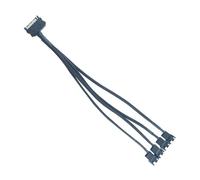 omiinitio 2. Corrente stabile per cavo adattatore ventola PC a 4 poli | Design splitter a 4 vie per il montaggio senza sforzo di Satas a cavi splitter