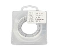 omiinitio 50 metri di lenza monofilamento in nylon trasparente forte filo di tensione per appendere fai da te in fibra di carbonio lenza da pesca