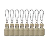 omiinitio 8Pcs Calamari Jigs Esca Protezione Calamari Ombrelli Riccioli Tappi Con Moschettone Attrezzo Da Pesca Jig Coperture Jig Gancio Jig Esca