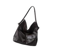 omiinitio Appariscenti guardie sotto la corsia ascellare grande capacità borse Slouchy morbida pelle PU retro spalla borsa tempo libero moda borsa a tracolla, marrone