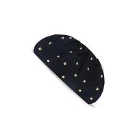 omiinitio Borsa Cloud Morbida Per Le Donne Casual Pochette Volantini Borse Da Sera Con Perline Pochette Borse Per Matrimonio Partito Del ballo di fine anno Borsa Gnocchi, Nero