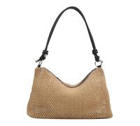 omiinitio Borsa Da Spiaggia Casual Paglia Avambraccio Borsa Alla Moda Spalla Crossbody Borse Con Cinturino Regolabile Per Spiaggia Picnic Vacanze Città Shopping Bag, Nero