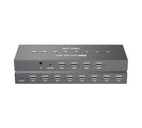 omiinitio Commutatore manuale USB 2.0 Hubs dispositivo di condivisione stampante 8 ingressi 4 uscite USB interruttore di selezione KVM hub adattatore