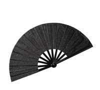 omiinitio Grande ventaglio pieghevole a mano per concerti, feste, festival o decorazioni per la casa