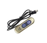 omiinitio Interruttore a leva per divano elettrico con porta di ricarica USB, 2 pulsanti, 5 pin, facile da installare