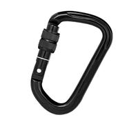 omiinitio Moschettone da arrampicata multiuso in acciaio 40CR portachiavi serratura antiscivolo adatto per attrezzature sportive e deposito chiavi moschettone da arrampicata professionale