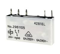 omiinitio Relè di alimentazione industriale 24 V 6 0 A con contatti SPDT a 5 pin per apparecchiature di automazione e piastra ferroviaria DIN giornaliera HVAC Systems Power Relays