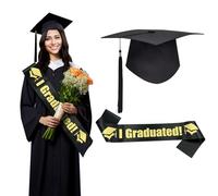 omiinitio Set Per La Festa Di Laurea 2025 Bachelor E Fusciacca Festa Di Laurea Travestimento Accessori Fotografici Per Il Bachelor Del College