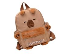 omiinitio Sweet Travel Zaino Per Bambini E Ragazze Bella Borsa Bambola Peluche School Cartoon Zaino Belle Bambole Daypacks Libro Per Little Girl, marrone