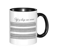 omiinitio Tazza Di Caffè Su Misura Con Messaggio Segreto Resistente Al Calore Grande Tazza Di Acqua Regalo Per I Colleghi Famiglia Natale Compleanni Utensili Da Cucina Umoristici Per Amici