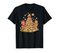 Omini di Zenzero Che decorano L'Albero Natale Maglietta