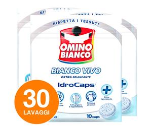 Omino Bianco Additivo Bianco Vivo Idrocaps Capsule Idrosolubili 30 Lavaggi