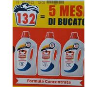 Omino Bianco Detersivo Lavatrice Igienizzante Liquido 132 Lavaggi Igienizzante