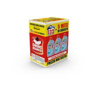 Omino Bianco Detersivo Lavatrice Liquido 132 Lavaggi Rispetta Colori e Tessuti