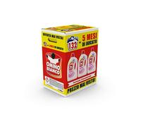 Omino Bianco - Detersivo Lavatrice Liquido, 132 Lavaggi, Rispetta Colori e Tessuti, Fresco Profumo di Ninfea Rosa, 1760 ml x 3 Confezioni